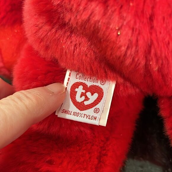 Vintage 2001 TY The Beanie Buddies Collection - Pierre the Bear Style 9604 - Picture 8 of 9